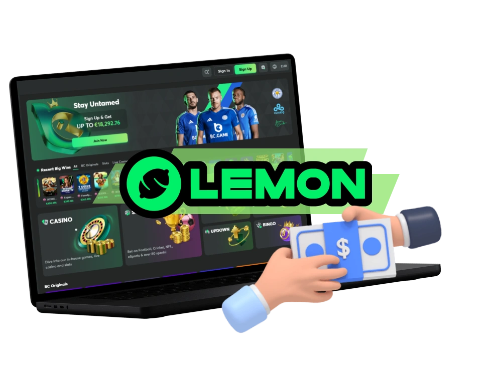 Agregue fondos a BC Game usando la billetera virtual Lemon crash